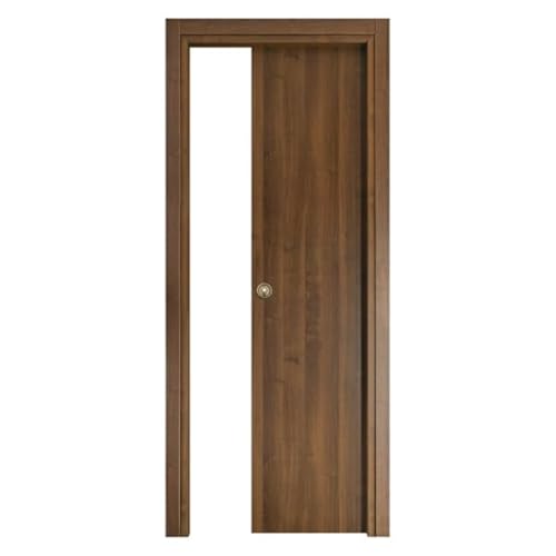 Porta Scorrevole in MDF, 210x60/70/80/90 cm, Design Moderno, Reversibile, con