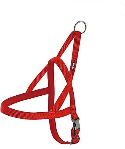 Arnés Nayeco neopreno rojo 70-80cm para paseos urbanos y rutas