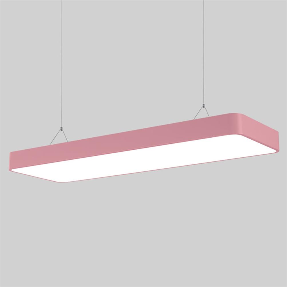 Suspension moderne rose 120cm 56W pour restaurant et chambre