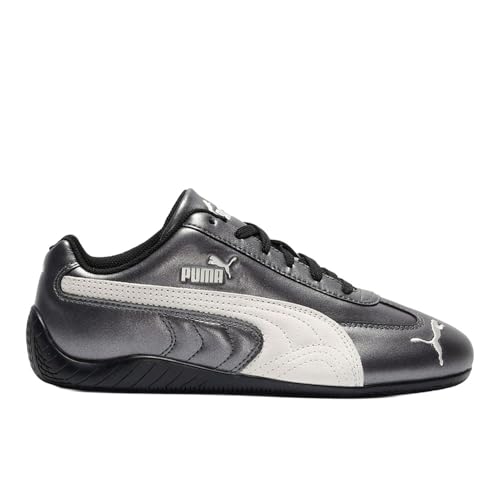 PUMA Womens Speedcat Metallic Lace Up Sneakers Shoes Casual - Grey - Size 6.5 M