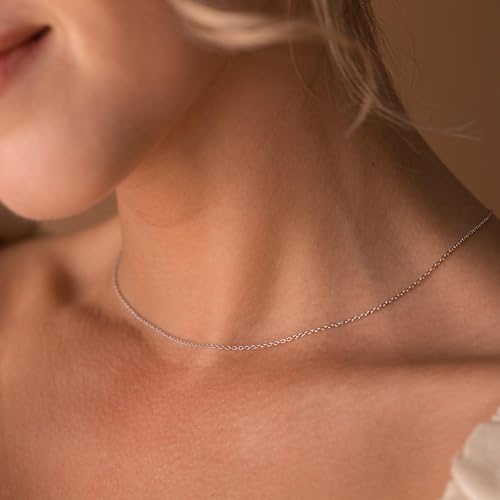 Image of Freekiss Layered Necklace Set for Women Stackable | Herringbone Snake Cuban Rope Chain, Dainty Choker, Layered Stackable, Non Tarnish, Hypoallergenic, Adjustable 14-18.5 inch