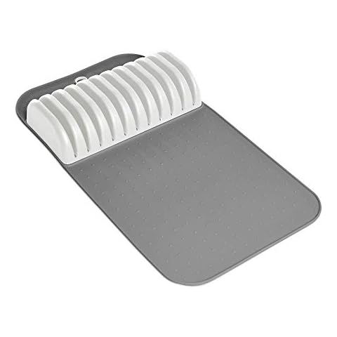 madesmart In-Drawer Knife Mat,White Grey Cover