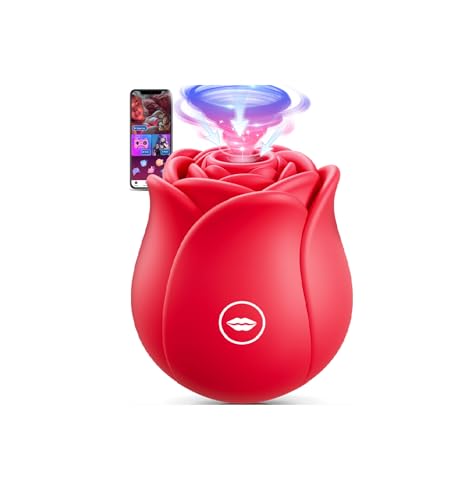 Lolitree Womens Sex Toys Clit Sucker AI Sync Rose Toy Clitoral Stimulator