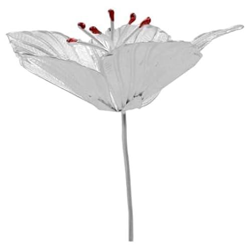 80% 2 Inch (5cm) Pure Silver Pooja Flower, Home Decor, Suitable to Store in Pooja Room, Office, Home/Best for Gifting- Pack of 1