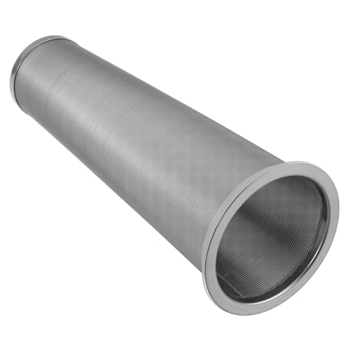 Mipcase Filtro de botella de vidrio filtro de tarro de albañil colador para té de hojas sueltas infusor de cafe metalico filtros de té cafetera fria Acero inoxidable Silver
