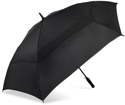 ShedRain Golf Umbrella, 62-Inch Canopy, Auto Open, Wind-Resistant...