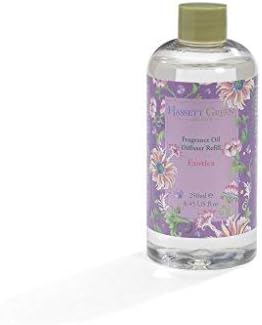 Hassett Green London - Exotica Fruity Fragrance of Pear & Melon - Fragrance Oil Reed Diffuser Refill - Larger Size 250ml Bottle