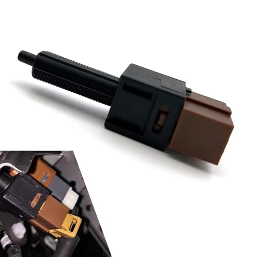 Teybouk Brake Light Switch Vehicle Cruise Control Cutout Switch Brake Clutch Control Replacement OEM#25300-3RA0A 25300-4M400 25300-AT300 25300-AT30A Compatible with Infiniti Nissan (Black)