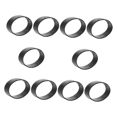 VICASKY 10pcs Diving Rubber Ring Equipment Diving Weight Belt Rings Scuba Accessories Diving Backpack Harness Diving Backplate Strap Outdoor Diving Harness Scuba Backplate Harness Black