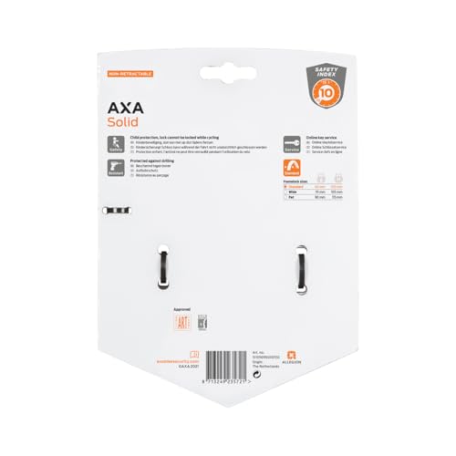Antivol de cadre AXA Solid cadenas de roue velo noir securite 12 15 - 7