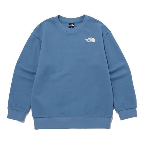 (UEm[XtFCX) THE NORTH FACE KIDS CAMPSITE SWEATSHIRT LbY g[i[ (140, SMOKE BLUE(NM5MP51T)) [sAi]