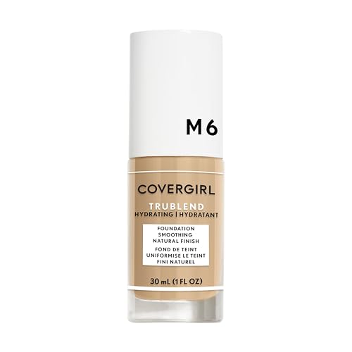 COVERGIRL truBlend Liquid Foundation Makeup Perfect Beige M6, 1 o...