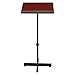 Oklahoma Sound Portable Presentation Lectern, Mahogany