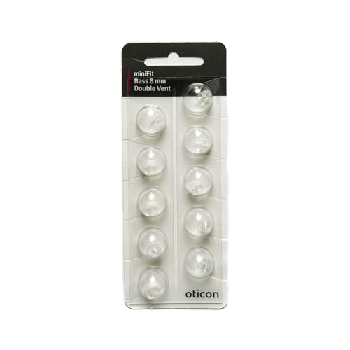 Oticon �~�j�t�B�b�g �x�[�X�h�[�� �_�u���x���g 8mm 10���� miniFit �⒮�� �C���[�s�[�X �g���̂� Double Vent �I�[�e�B�R��