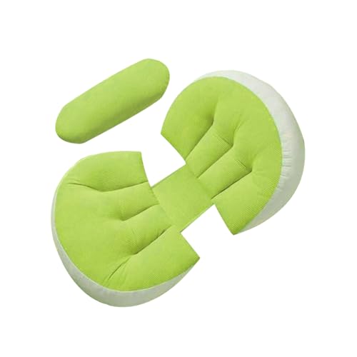 Almohada De Embarazo - Cojín De Sueño De Maternidad | Soporte del Vientre En Forma De Conchas Marinas | Almohada Lumbar Cómoda | Soft En Forma De U para El Apoyo De Las Mujeres Y La Alineación