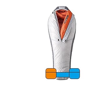 Sleeping Bag UltraWarm White Goose Down Mummy Camping Sleeping Bags Anti-Cold -9.4℉ / 1.4℉, 17, Arctic