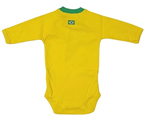 Body Flamengo Brasil Manga Longa Oficial