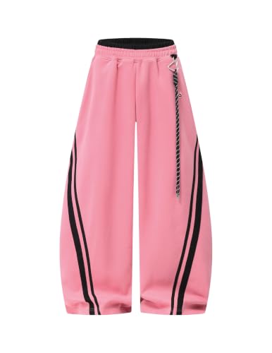 Image of Aelfric Eden Stripes Baggy Barrel Sweatpants Elastic Double Waist Wide Leg Pants Women Men Casual Y2K Unisex Lounge Trouser