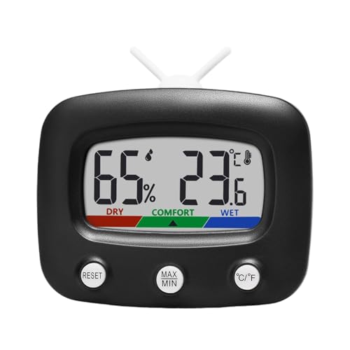 Hygrometer Indoor TV Shape Accurate Digital Meter