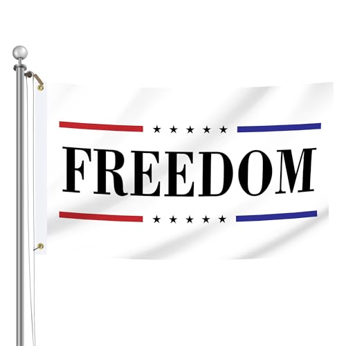 3Ply Charlie Kirk Freedom Flag 3x5 Ft Double Sided RIP for Garden Patio Fence Decor Outdoor Indoor Display (3Ply-3x5 Ft)
