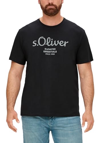 s.Oliver Baumwoll-T-Shirt mit Logo-Print