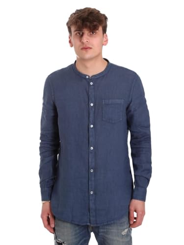 Camicia coreana homme Gaudi en coton fluide pour un style estival decontracte