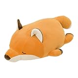 りぶはあと ボルスタークッション マシュマロアニマル キツネのこんた (全長約27cm) ふわふわ もちもち 78212-41