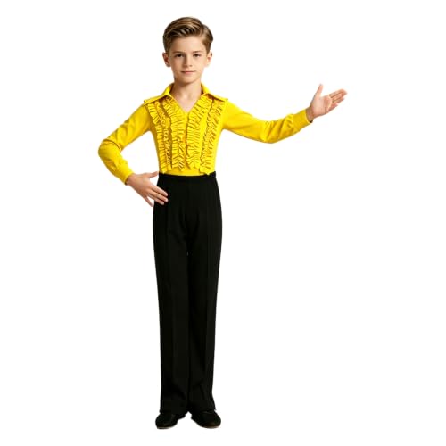 Conjunto de baile latino niño, ropa de jazz moderno y hip hop infantil