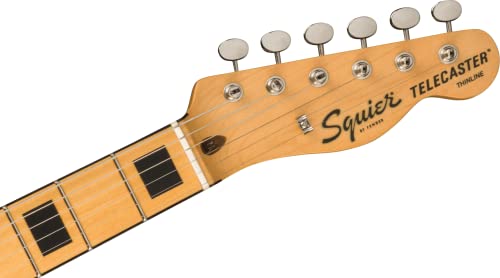 Squier FSR Classic Vibe ’70s Telecaster® Thinline Tableau en érable Blanc Olympique - Les Beatles, Paul McCartney, John Lennon, RIngo Starr, George Harrison Squier FSR Classic Vibe '70s Telecaster® Thinline Tableau en érable Blanc Olympique – Image 5