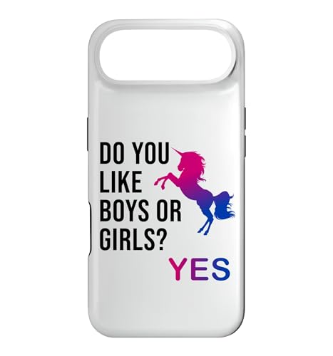 Do You Like Boys or Girls Bisexual Gay Pride Unicorn LGBT �X�}�z�P�[�X iPhone Air �p