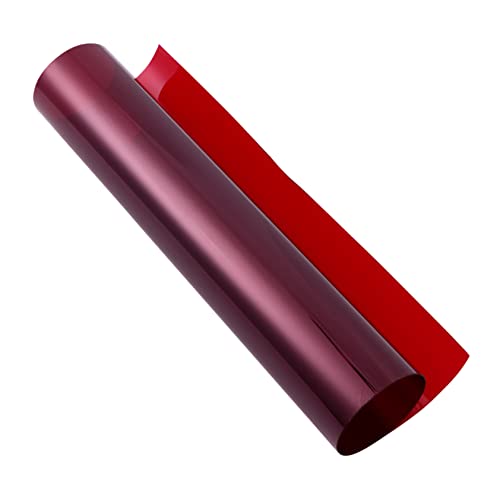 ETHZZLE Película Correctora De Color Rojo Para Fotografía Luz Estroboscópica Led Filtro Transparente Para Iluminación De Estudio y Efectos De Atmósfera