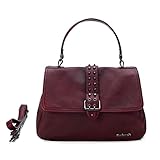bolso de mano color burdeos Forro de material textil REFRESH 83388, Bolso de Mujer, Burdeos, 24x33x15 cm
