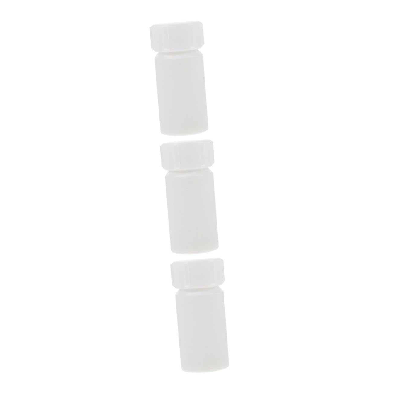 MAGICLULU 3 Pezzi Flacone Ptfe per Laboratorio Leggera per Esperimenti Design Compatto e Facile Utilizzo per Conservazione Campioni e Sperimentazioni Scientifiche