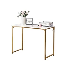 Symylife Bureau, kleine computertafel, industriële stijl, 100 x 50 x 74 cm, werktafel voor kleine ruimtes, gesplitst…