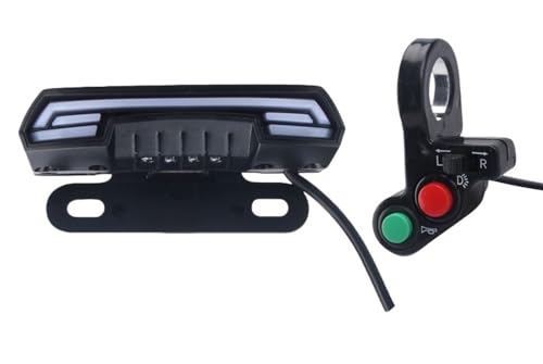 Feux de détresse moto double clignotement pour éviter les chocs arrière