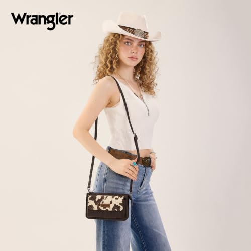 Image of Wrangler Crossbody Wallet for Women RFID Clutch Phone Purse with Credit Card Slots