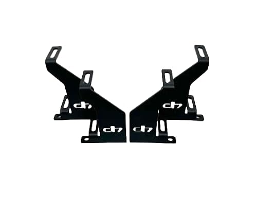 Droppin' Hz 2HD Mini 2 Amp Rack, Compact Laser-Cut Steel Audio Equipment Rack for Motorcycle Installs, Amps Rack with Black Powder Coat Finish, Racks for Sound Equipment, Amplifiers Not Included