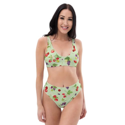 Bikini taille haute sculptant résolvant le manque de maintien à la plage