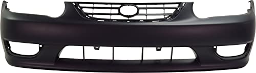 Evan Fischer Front Bumper Cover Compatible with 2001-2002 Toyota Corolla Primed - TO1000217