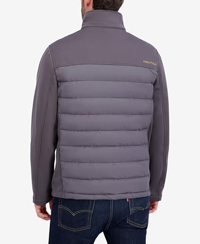 Image of Nautica Men's Lightweight Softshell Jacket - Bonded Fleece Lining, Regular, Big & Tall Sizes