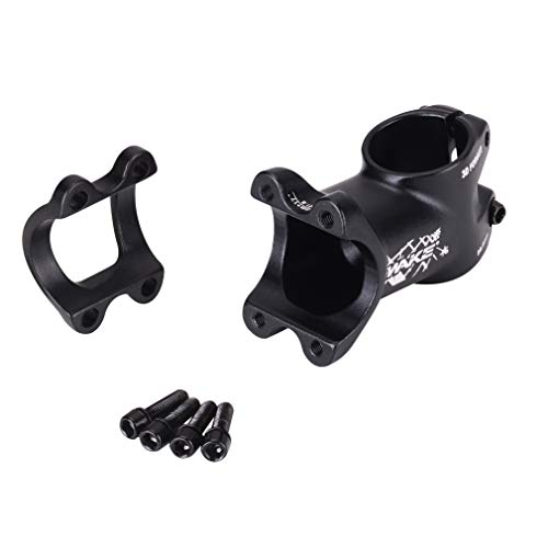 Wake Mtb Stem 31.8 70Mm 17 Degree Bike Stem Mountain Bike Stem Short Handlebar Stem For Most Bicycle, Road Bike, Mtb, Bmx, Fixie Gear, Cycling (Aluminum Alloy, Lightweight, Black) #TOP3