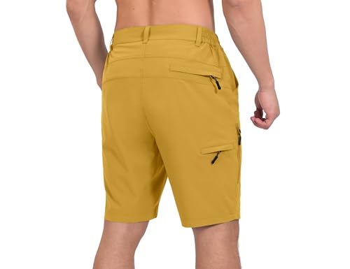 Little Donkey Andy Shorts de ciclismo masculino com forro removível, leve acolchoado para mountain b