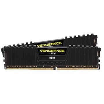 Corsair Memória de desktop Vengeance LPX 16GB (2 x 8GB) DDR4 3200 (PC4-25600) C16 1,35V - Preto