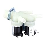 ADBWEKKF G3/4 DC12V Solenoid Valve Plastic Normally Closed 1 in 3 Valve Out for Industrial Equipment Household Appliances