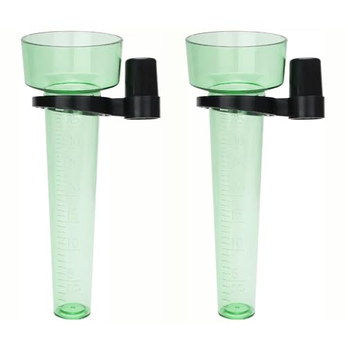 Regenmesser, Niederschlagsmesser, Regenwassermesse, Niederschlagsmesser für Garten, Outdoor Regenmesser, Garten Regenmesser Kunststoff, Regenmesser für Garten, für Hof, Deck, Rasen, Landschaft