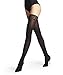 FALKE Stay Up Pure Matt 50 Denier Damen schwarz grau halterlose Strümpfe ohne Muster halb blickdicht reißfest mit Spitze und Silikonband 1 Paar