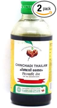 Vaidyaratnam Chinchadi Thailam 200 ml (Pack of 2)| Ayurvedic Products | Ayurveda Products | Vaidyaratnam Products