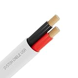 SYSTON 18/2 Fire Security Burglar Station Sound Alarm Control Cable Wire, Plenum-Rated CMP/CL3P Unshielded 100% Copper Stranded UL/ETL,UV Resistant RoHS for Indoor/Outdoor Low Voltage Applications Use