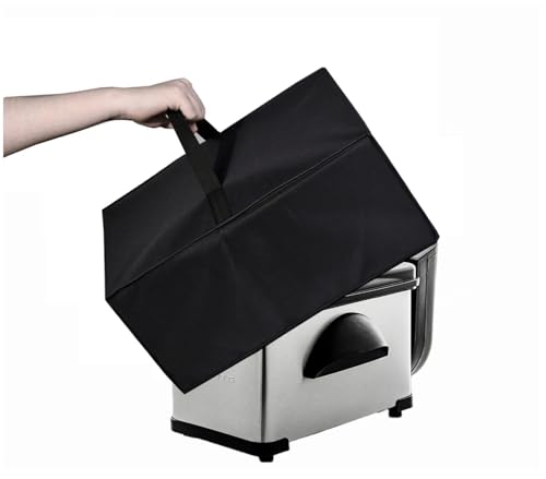 Deep Fryer Cover,Heavy Duty Waterproof,Compatible With OVENTE 2 Liter Electric Deep Fryer FDM2201BR/FDM2201CO (Black)