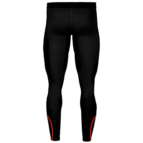 1Bests Conjunto de corrida masculino esportivo camisa de compressão + calça justa para a pele, manga